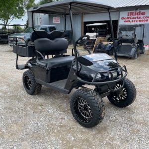 INSTOCK 4/24/2026 2021 EZGO TXT48V BLACK W/ NEW BATTERIES ,BODY, TIRES / MAG WHEELS CARGOBED/ REAR SEAT COMBO & LIGHTS