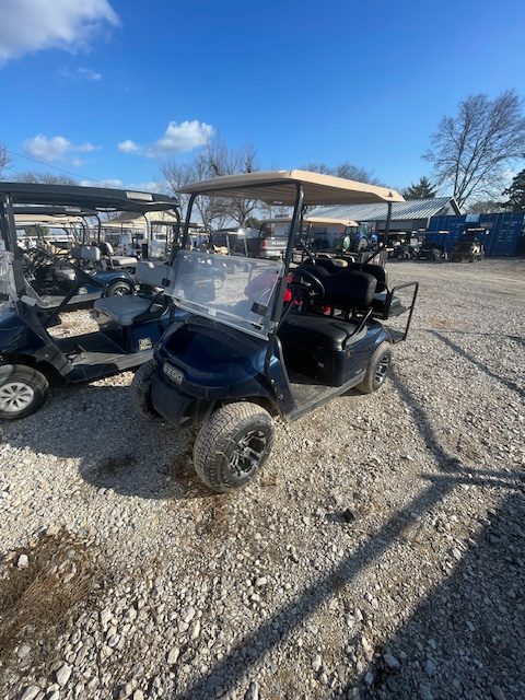 DK BLUE 2021 E-Z-GO TXT 48V NEW US BATTERIES w/ warranty NEW BLACK SEATS $4500 W/ NEW LARGER TIRES & WHEELS