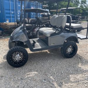 INSTOCK 4/18/2026 2020 E-Z-GO GRAY LIFTED RXV ELITE FACTORY LITHIUM CART LIFTED 4 PASS W/ BATTERY WARRANTY TILL SUMMER 2028