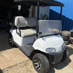 INSTOCK JULY 10 2026 2023 E-Z-GO NEW PEARL WHITE EZGO BODY RXV ELITE 4 PASS. FACTORY LITHIUM BATTERY WARRANTY TILL MID 2031 ALL NEW BODY,SEATS, LIGHTS ECT.