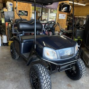 INSTOCK 7/10/2026 2021 EZGO TXT48V STEEL BLUE S4 W/ NEW BATTERIES ,BODY, TIRES / MAG WHEELS ,REAR SEAT & LIGHTS ECT..