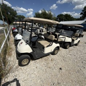 INSTOCK July 9 2026 / A 2023 EZGO WHITE 4 SEATER RXV ELITE W/ FACTORY LITHIUM BATTERIES WARRANTY GOOD TILL SUMMER 2031