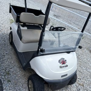 INSTOCK 7/9/26 2023 WHITE EZGO RXV ELITE CARGO CART W/ ORIGINAL SAMSUNG LITHIUM BATTERY WARRANTY TILL SUMMER 2031