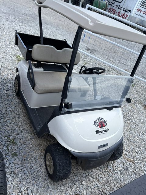 INSTOCK 8/7/26 2023 WHITE EZGO RXV ELITE CARGO CART W/ ORIGINAL SAMSUNG LITHIUM BATTERY WARRANTY TILL SUMMER 2031
