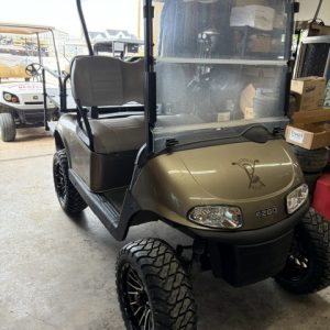 2021 ELITE INFERNO RED FACTORY LITHIUM BATTERY , BATTERY WARRANTY GOOD TILL 2029 NEW LIFT KIT/TIRES/WHEELS,REAR SEAT & DELUXE LED LIGHTS