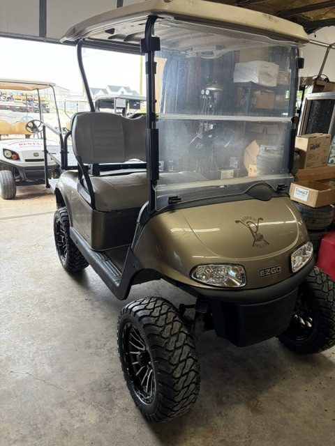 2021 instock 7/15/2026 EZGO ALMOND COLORED RXV ELITE LITHIUM LIFTED 4 PASS. CART W/ FACTORY LITHIUM BATTERY WARRANTY GOOD TILL SUMMER 2029 - Image 4