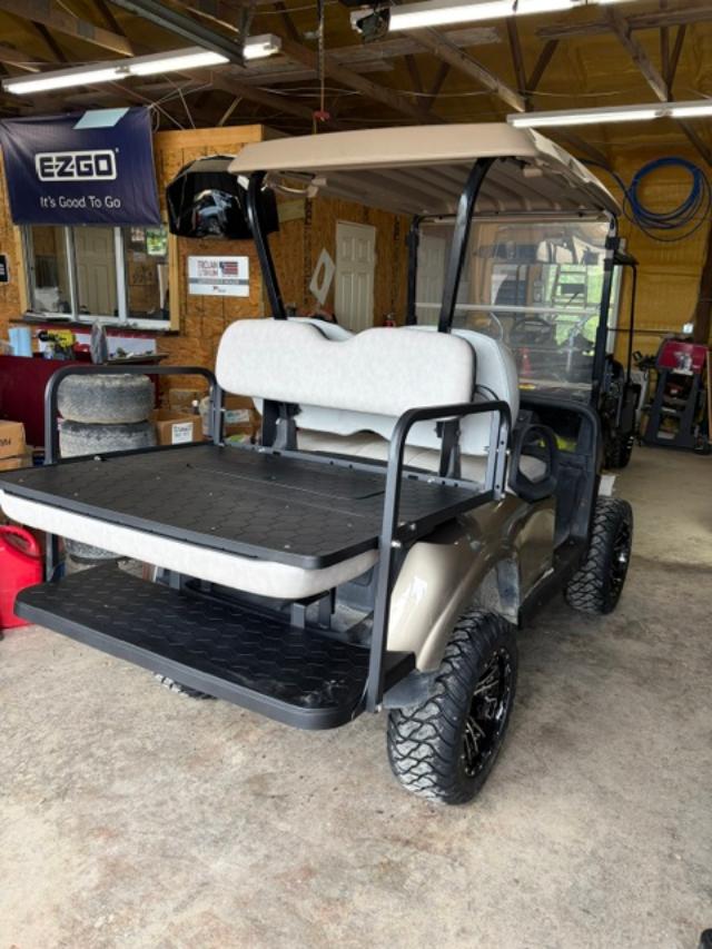 2021 instock 7/15/2026 EZGO ALMOND COLORED RXV ELITE LITHIUM LIFTED 4 PASS. CART W/ FACTORY LITHIUM BATTERY WARRANTY GOOD TILL SUMMER 2029 - Image 3