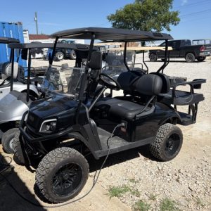 INSTOCK 8/11/26 ALL BLACK 2017 E-Z-GO TXT 48V EX-SHOW ROOM EDITION LOADED OUT !! WE BUILT THIS WAY BACK 2021 AND INSTALLED NEW TROJAN BATTERIES JAN 2025 KICKER SPEAKERS'/ PREMIUM SEATS. GREAT CONDITION. !!