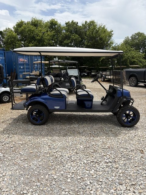 SOLD 7/27/26 ONE OWNER MINT CONDITION 2018 L6 GAS EZGO GOLF CART 13.5 HP KAWASAKI MOTOR W/ PREMIUM WHEELS LIKE NEW / FRESH SERVICE JUST PERFORMED 1/2 THE COST OF NEW