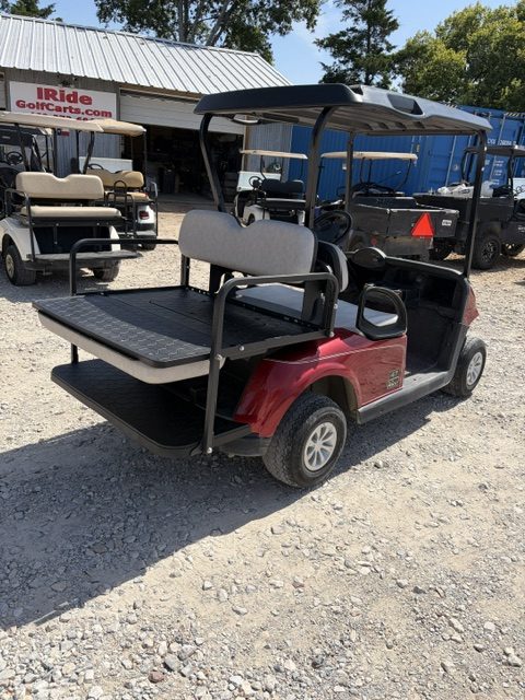 INSTOCK 8/19/26 RED 2021 RXV ELITE FACTORY LITHIUM BATTERY W/ 3 YEAR WARRANTY LEFT ON BATTERY , NEW REAR FLIPSEAT FROM EZGO. - Image 2